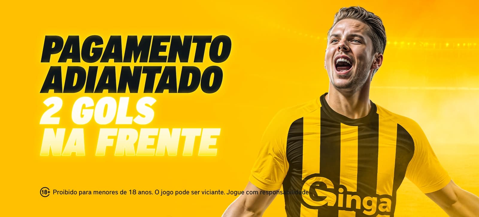 2 gols de vantagem GingaBet